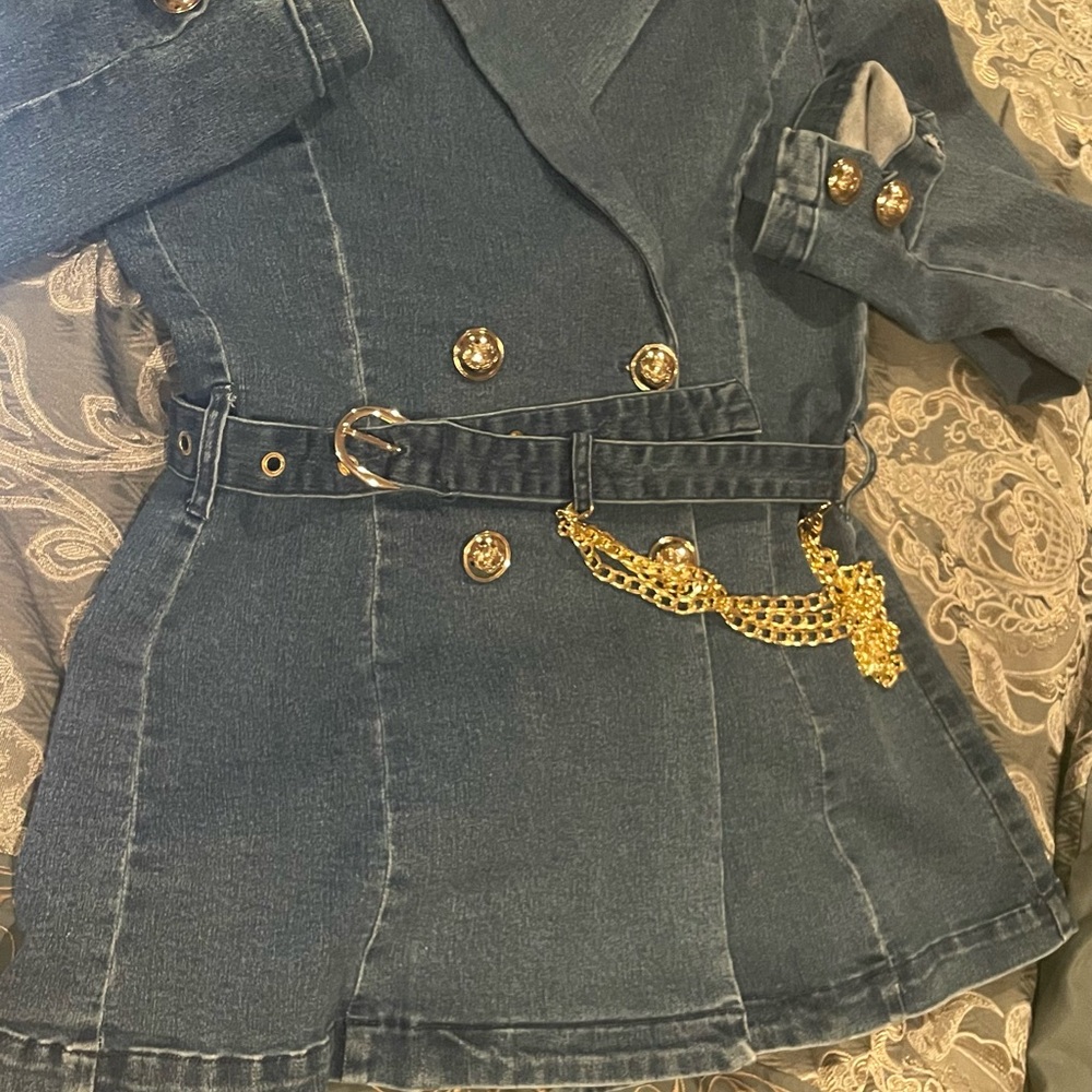 Beautiful jean jacket, like new